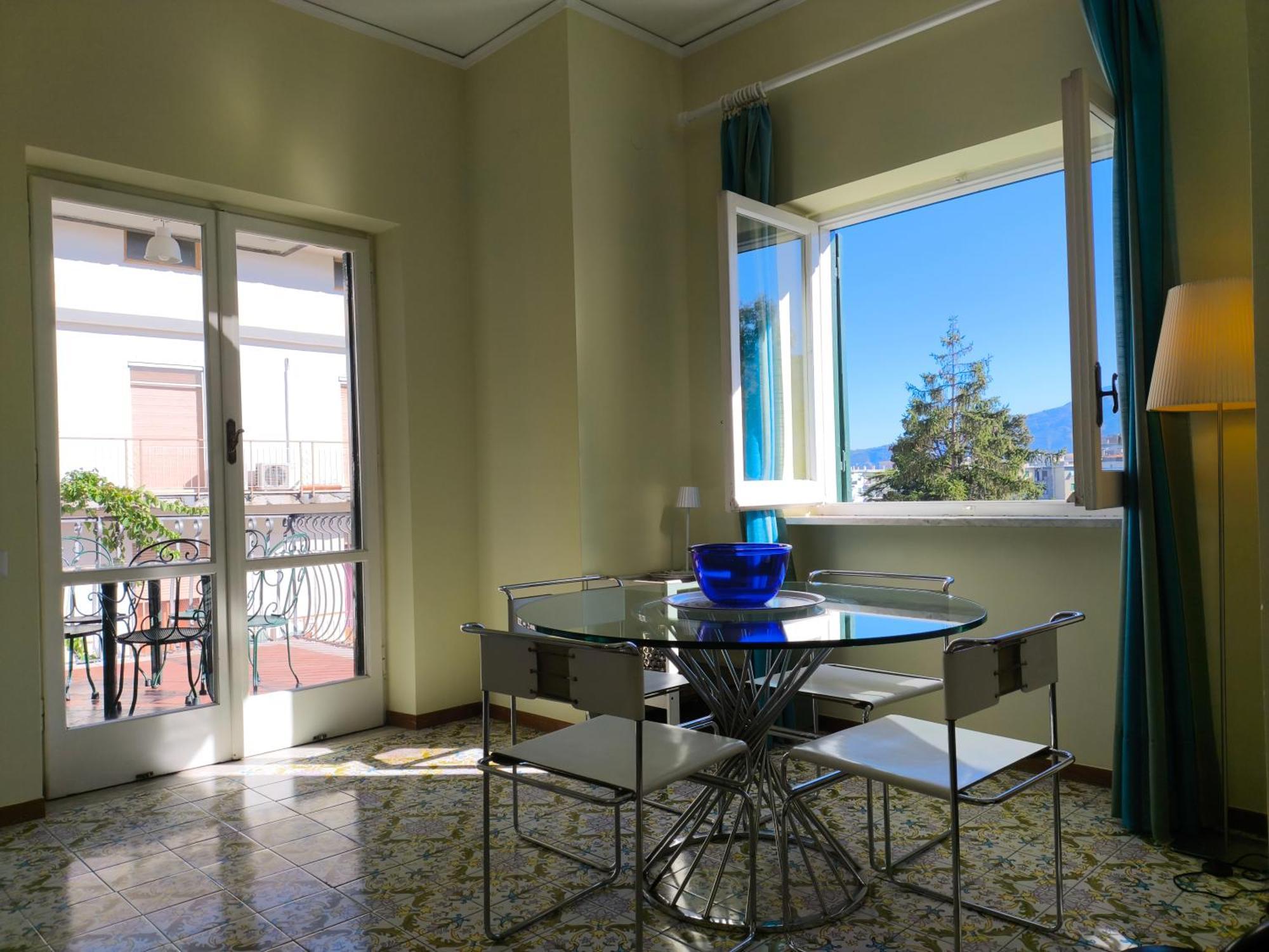 Casa Mar - Elegant Apartment With Pool And Panoramic Terrace In The Heart Of Península Sorrentina Exterior foto